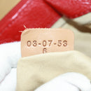 Chloe Paddington Hand Bag Leather Red Gold Auth am10806V-24