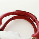 Chloe Paddington Hand Bag Leather Red Gold Auth am10806V-8