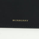 BURBERRY bucket Shoulder Bag Leather Black Gold Auth am10807V-20