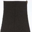 FENDI Zucca Scarf Wool Brown Auth am10811-12