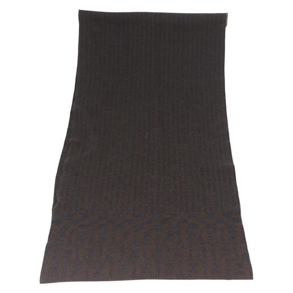 FENDI Zucca Scarf Wool Brown Auth am10811