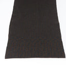 FENDI Zucca Scarf Wool Brown Auth am10811-4