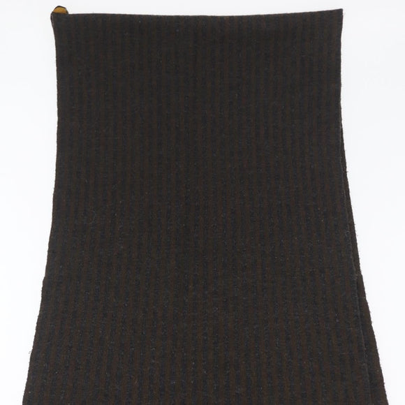 FENDI Zucca Scarf Wool Brown Auth am10811