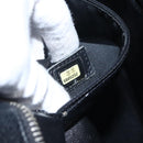 CHANEL Matelasse Reprint Tote Bag Caviar Skin Black Silver CC Auth am10812SAM-12