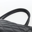 CHANEL Matelasse Reprint Tote Bag Caviar Skin Black Silver CC Auth am10812SAM-14