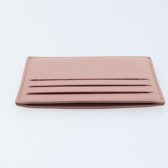 Salvatore Ferragamo Card Case Leather Pink Auth am10815V