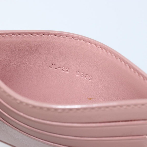 Salvatore Ferragamo Card Case Leather Pink Auth am10815V
