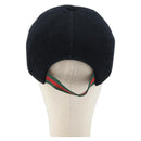 GUCCI Web Sherry Line Cap Wool L Black Red Green 353505 Auth am10816-2