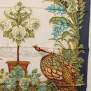 Salvatore Ferragamo Bird Scarf Silk Navy Auth am10817V-7