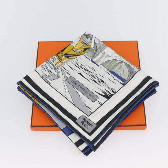 HERMES Seidencarré 90 „DOUBLE FACE WOW“ mehrfarbig, original am10818SAM