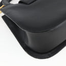 ETRO Hand Bag Leather 2way Black Gold Auth am10819V-16