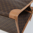 CELINE Macadam Canvas Handtasche PVC Leder Braun Gold Authentisch am10820V-9