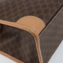 CELINE Macadam Canvas Handtasche PVC Leder Braun Gold Authentisch am10820V-14