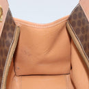 CELINE Macadam Canvas Handtasche PVC Leder Braun Gold Authentisch am10820V-19