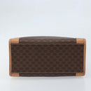 CELINE Macadam Canvas Handtasche PVC Leder Braun Gold Authentisch am10820V-5