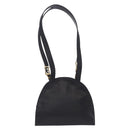 Gianni Versace Sunburst Tote Bag Leather Black Gold Auth am10821A-4
