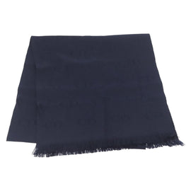 Christian Dior Scarf Wool Navy Auth am10825V
