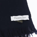 Christian Dior Scarf Wool Navy Auth am10825V-7