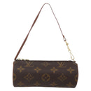 LOUIS VUITTON Monogram Papillon Pouch LV Auth am10827V-13