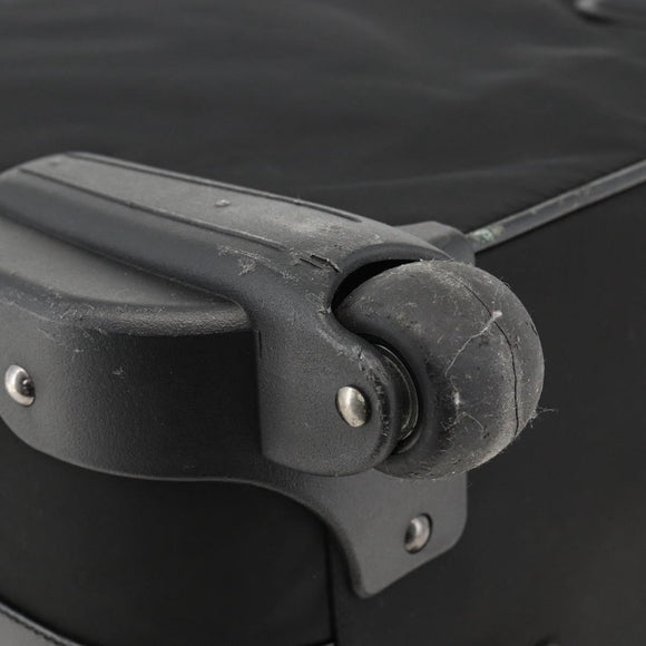 PRADA Carry Case Nylon Black Silver Auth am10829