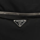 PRADA Carry Case Nylon Black Silver Auth am10829-19