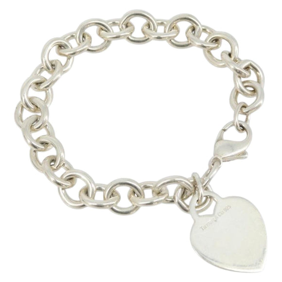TIFFANY&Co. Return To Heart Bracelet Ag925 Silver Auth am10830V