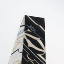CARTIER Scarf Silk Black White Auth am10832V-13