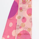CARTIER Scarf Silk Pink Auth am10833V-12