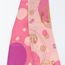 CARTIER Scarf Silk Pink Auth am10833V-5