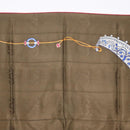 CARTIER Scarf Silk Khaki Auth am10834V-3