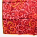 SAINT LAURENT Scarf Silk Red Auth am10844V-8