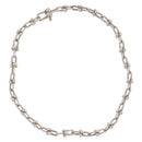 TIFFANY&Co. Hardware Microlink Bracelet Bracelet Ag925 Silver Auth am10846SAV-1