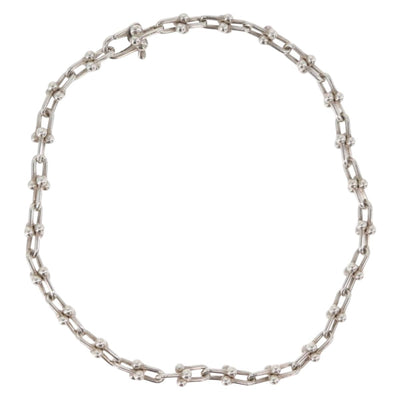 TIFFANY&Co. Hardware Microlink Bracelet Bracelet Ag925 Silver Auth am10846SAV