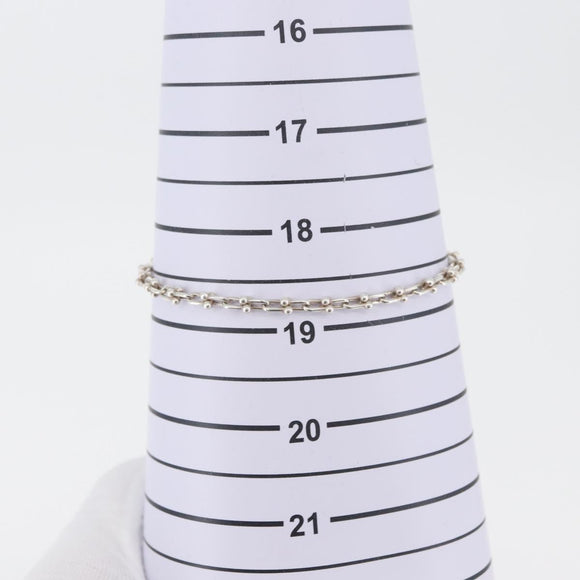 TIFFANY&Co. Hardware Microlink Bracelet Bracelet Ag925 Silver Auth am10846SAV