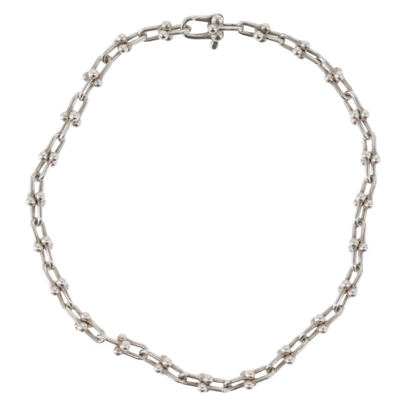 TIFFANY&Co. Hardware Microlink Bracelet Bracelet Ag925 Silver Auth am10846SAV