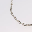 TIFFANY&Co. Hardware Microlink Bracelet Bracelet Ag925 Silver Auth am10846SAV-4
