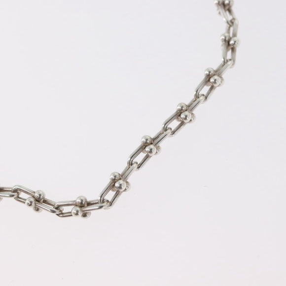 TIFFANY&Co. Hardware Microlink Bracelet Bracelet Ag925 Silver Auth am10846SAV