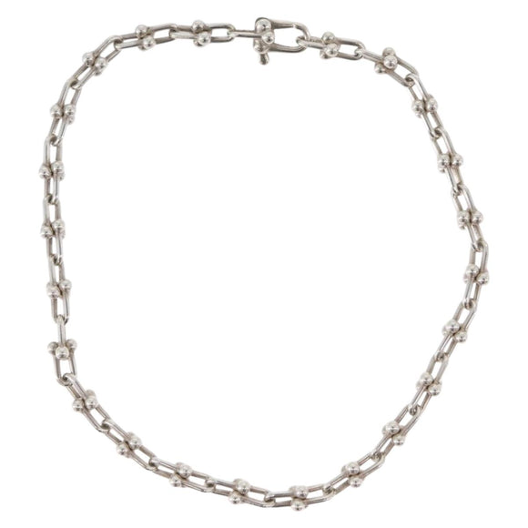TIFFANY&Co. Hardware Microlink Bracelet Bracelet Ag925 Silver Auth am10846SAV