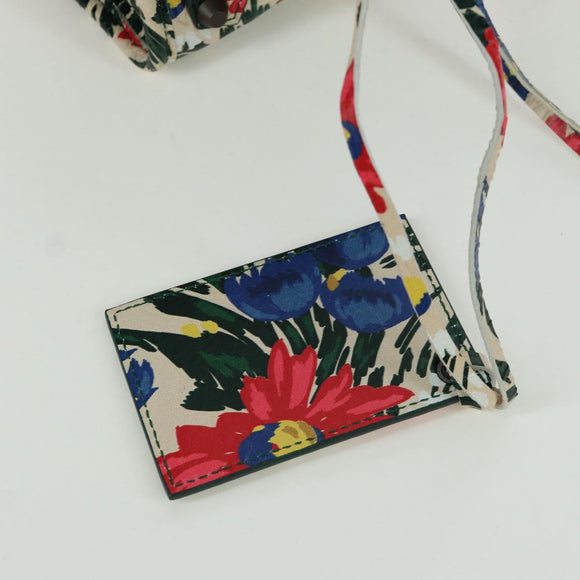 BALENCIAGA Floral The City Bag Leer 2way Veelkleurig 173084 Auth am10850SAV
