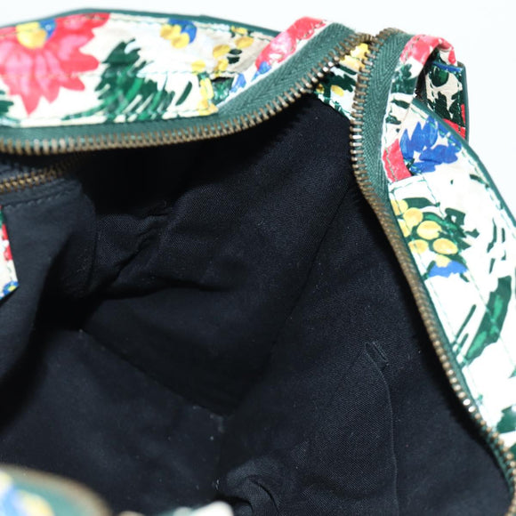 BALENCIAGA Floral The City Bag Leer 2way Veelkleurig 173084 Auth am10850SAV