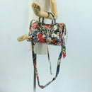 BALENCIAGA Floral The City Bag Leer 2way Veelkleurig 173084 Auth am10850SAV-29