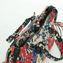 BALENCIAGA Floral The City Bag Leer 2way Veelkleurig 173084 Auth am10850SAV-6
