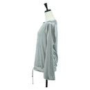 CHANEL CC Tops Rayon Size 36 Silver CC Auth am10856V-3