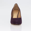 Salvatore Ferragamo Pumps Suede Size 7 Purple Auth am10858V-11
