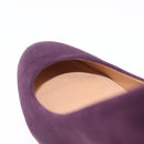 Salvatore Ferragamo Pumps Suede Size 7 Purple Auth am10858V-17