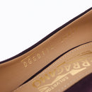Salvatore Ferragamo Pumps Suede Size 7 Purple Auth am10858V-18