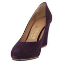 Salvatore Ferragamo Pumps Suede Size 7 Purple Auth am10858V-2