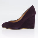 Salvatore Ferragamo Pumps Suede Size 7 Purple Auth am10858V-22