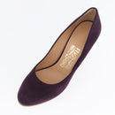 Salvatore Ferragamo Pumps Suede Size 7 Purple Auth am10858V-23
