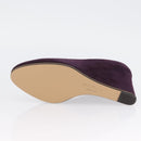 Salvatore Ferragamo Pumps Suede Size 7 Purple Auth am10858V-24